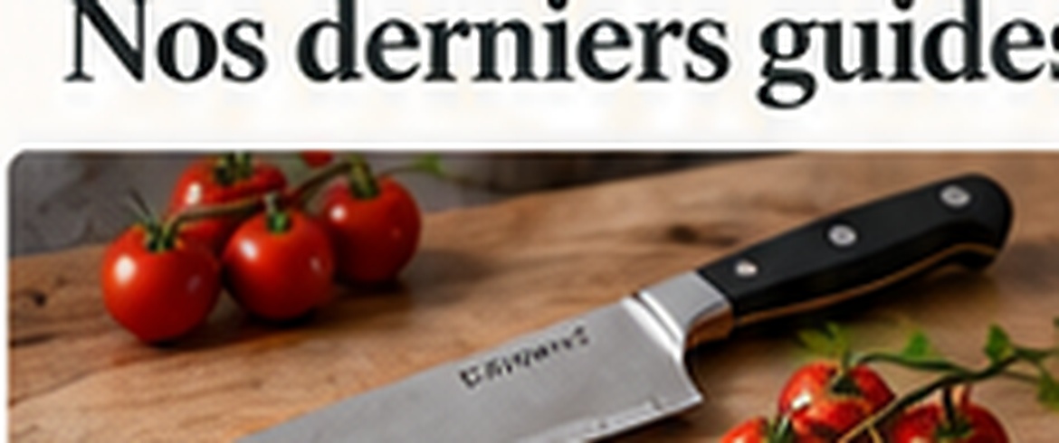 Couteau de cuisine et tomates