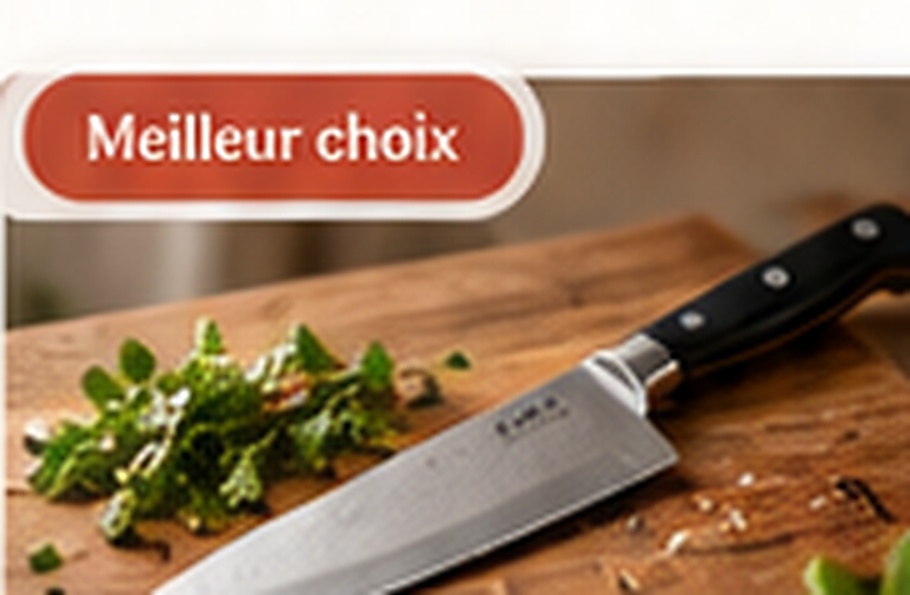 Illustration d'un couteau de chef